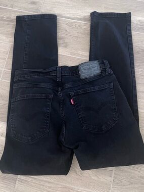 Levis 514 Jeans Mens 30x32 (actual 30x30) Straight Fit Stretch Black Label